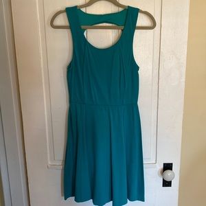 Express teal dress size small